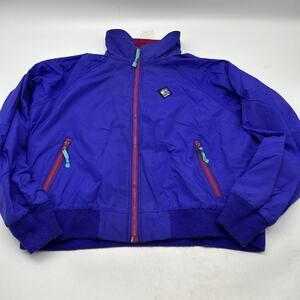 Vintage Woolrich Sigmet Gear Jacket Women’s XL PURPLE Fleece Lined Ski USA MADE